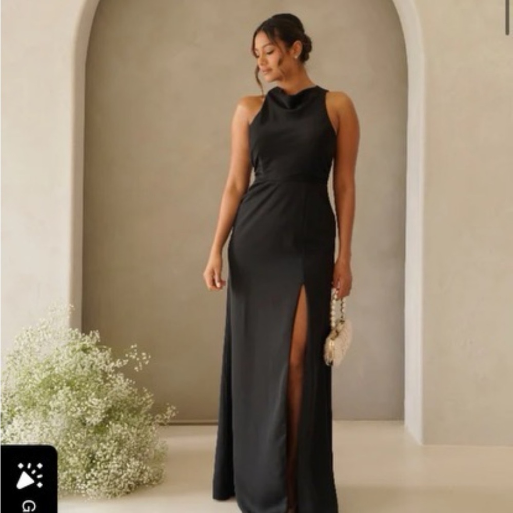 Elegant Black Evening Gown